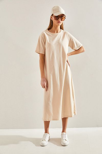 Bianco Lucci Women's Basic Long Dress