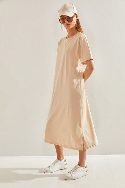 Bianco Lucci Women's Basic Long Dress