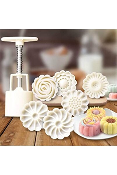 Genel Markalar Basmalı Mooncake Kopat Set 7 Parça *** Kalıp Desenleri Farklılık Gösterebilir Desenler Karışıktır***