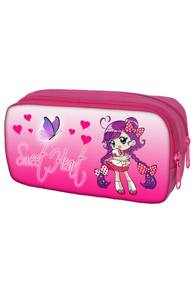 Skaer Apex Cutie de creioane imprimată cu ochi dublu