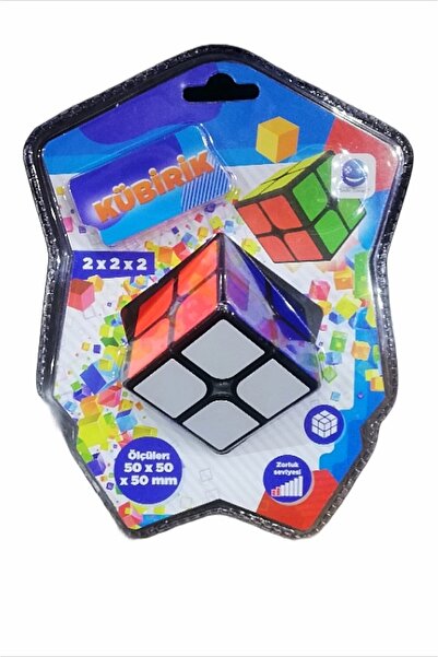 Şeker Adası Kaliteli Kübirik Kübik Küp 2x2x2 Rubik Akıl Ve Zeka Küpü Oyunu- Öğretici Çözüm Kitapçığı Hediyeli