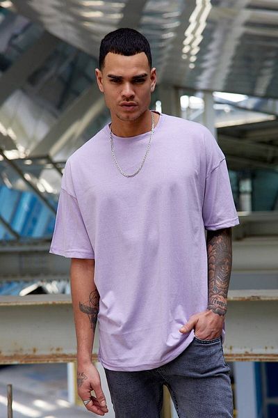 FAVORİST Αθλητική μπλούζα oversize, απλή, χωρίς εκτύπωση