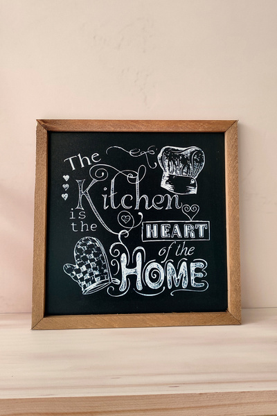 Tooall The Kitchen Is the Heart of the Home, Kitchen Is the Heart of the Home Wooden Framed Painting