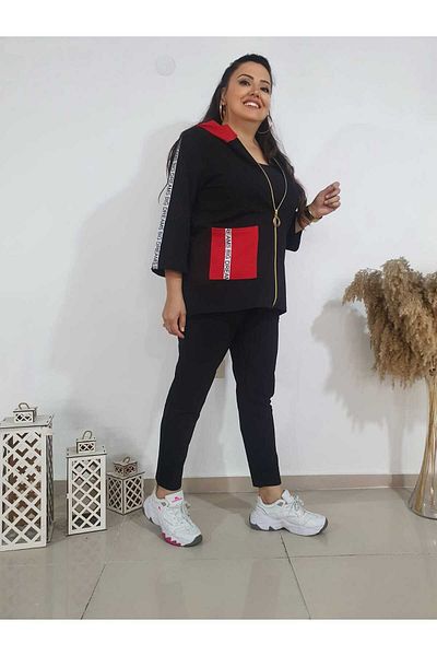 Melis Designer Комплект с цип, голям размер