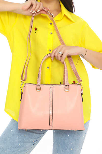 womenacs Пудра Колір Ручної Роботи І З Плечовою Ремінцем Нової Колекції Жіноч...