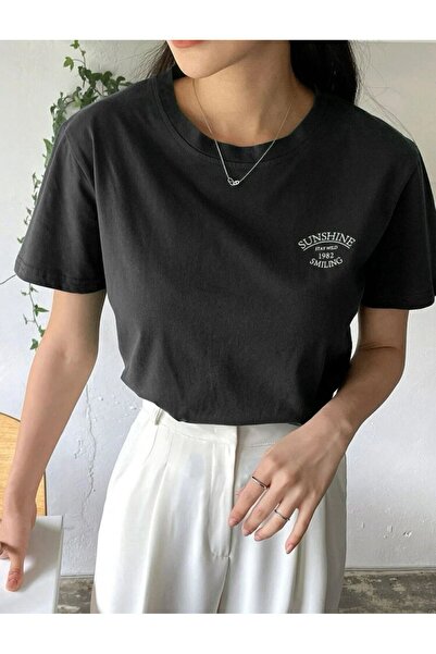 FAVORİST Μπλουζάκι SUNSHINE Printed Oversize