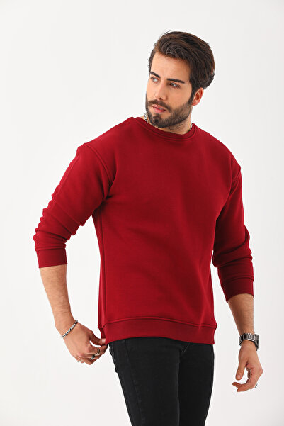 Batı Styling Φούτερ Max Μπλέιζερ με Στρογγυλή Λαιμόκοψη Oversize