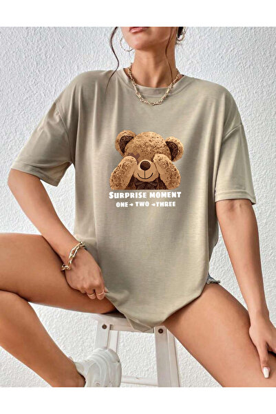 FAVORİST Tricou cu imprimeu Teddy Bear (Surprise Moment)