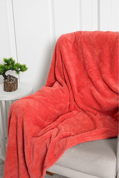 PİJAMOOD Salmon Color Single Soft Wellsoft TV Blanket
