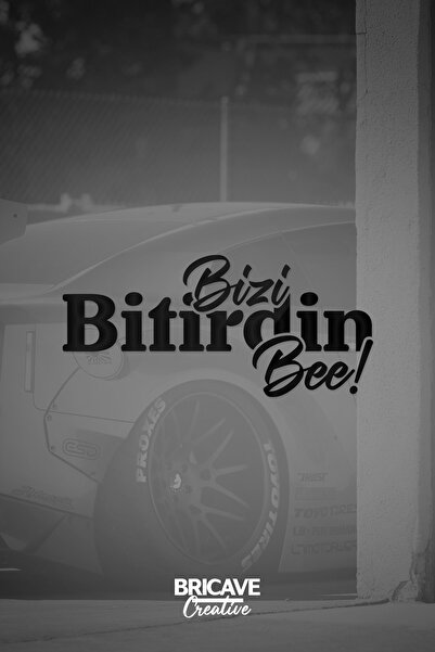 Bricave لقد انتهتنا يا نحلة!حروف JDM ملصق زجاجي للسيارة والدراجة النارية مقاس...