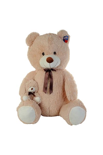 hak-iş oyuncak Plush 100 Cm Bear with Puppy