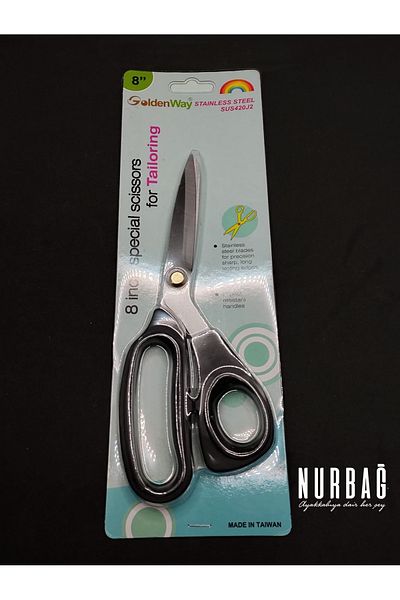 NURBAĞ DOKUMA GOLDEN WAY - STAINLESS STEEL 8 NOLU SCISSORS Y001