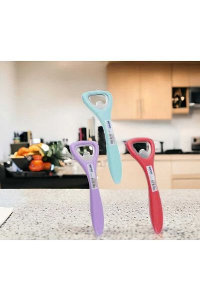 ÇEÇEN HOME (2 Pieces) Plastic Colored Practical Bottle Gas Opener