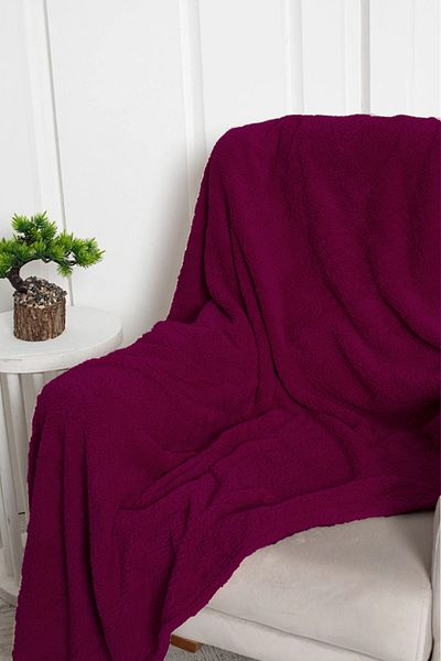PİJAMOOD Dark Purple Color Single Soft Wellsoft TV Blanket