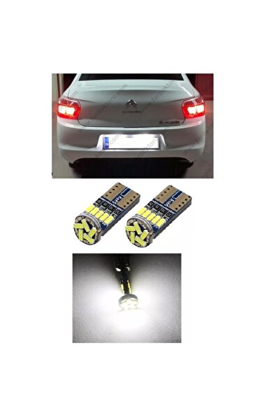 Auto Ampulance Cıtroen C-elysee Led Plaka Lambası Aydınlatma Ampulü T10