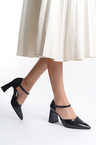 TAIM Black Women's Heeled Stiletto Shoes - Evening Dress