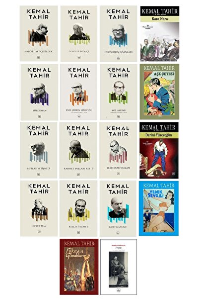 İthaki Yayınları Kemal Tahir 18 Kitaplık BÜYÜK set