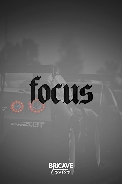 Bricave ملصق لاصق للسيارة والدراجة النارية من Focus Focus Lettering JDM مقاس ...