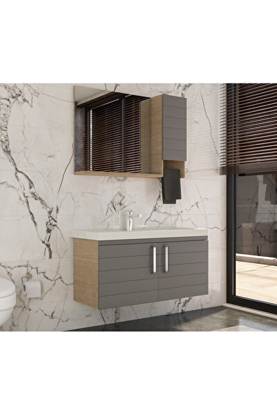 Marka PEKİN 80 CM BANYO DOLABI