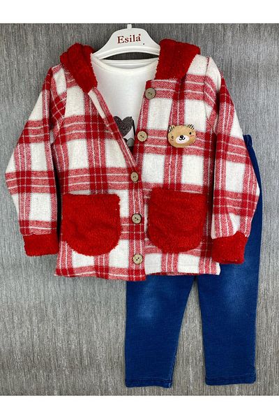 ESİLA KİDS welsoft lumberjack jacket suit