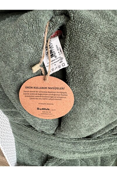 Özdilek Μπουρνούζι Colourist Şalyaka + Πετσέτα - Emerald