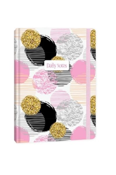 KESKİN COLOR Sharp Color Hard Cover Hardcover Daily Notes A5 80 Sheets Striped