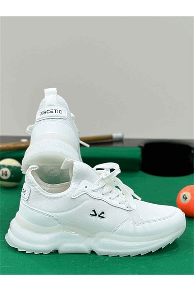 Escetic Λευκό ανδρικό Anorak Trunk Summer Gel Sneaker Αθλητικά παπούτσια Ay0013