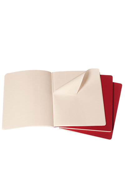 Moleskine Cahier XL 3-Piece Lined Notebook, 19x25cm