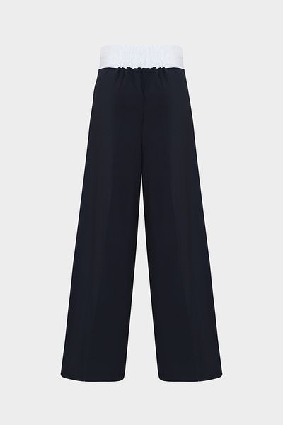 Açelya Okcu High Waist Corsage Detailed Palazzo Women's Trousers
