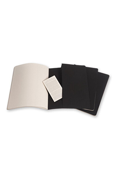 Moleskine Cahier XL 3-Piece Lined Notebook, 19x25cm