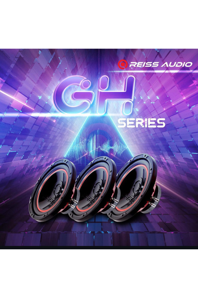 Reiss Rs-GH12 Çift Bobin 1400Wat 350W Rms 30 Cm Subwoofer Bas D4