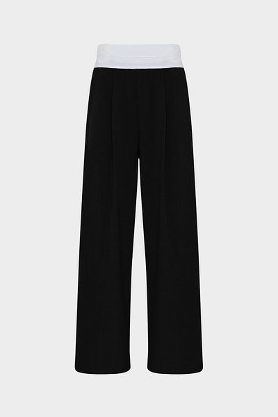 Açelya Okcu High Waist Corsage Detailed Palazzo Women's Trousers