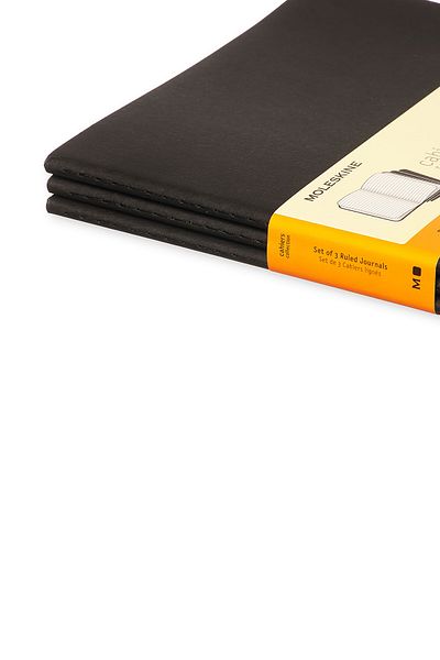 Moleskine Cahier XL 3-Piece Lined Notebook, 19x25cm