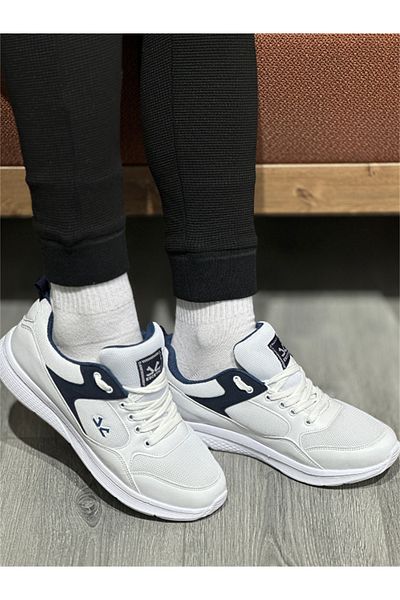 Escetic Λευκό Navy Blue Ανδρικό Anorak Trunk Summer Sneaker ελαφριά αθλητικά παπούτσια Ay0012