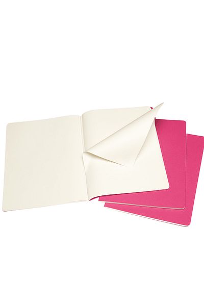 Moleskine Cahier XL 3-Piece Unlined Notepad, 19x25cm