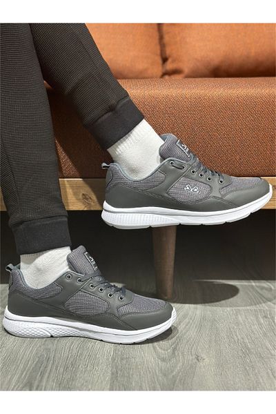 Escetic Σκούρο γκρι ανδρικό Anorak Trunk Summer Sneaker ελαφριά αθλητικά παπούτσια Ay0012
