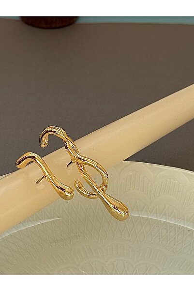 takıtarzım أقراط نسائية بتصميم فضي