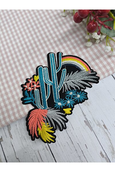 SERİNCE KAKTÜS APLİKE - 2 ADET