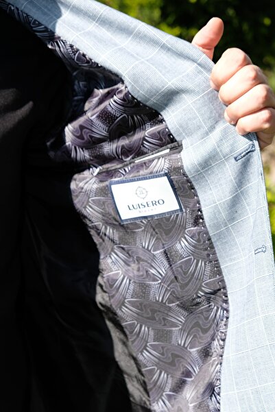 Luisero Ekose Erkek Spor Mavi Renk Ceket 1204