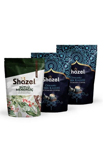 Shazel Hazır Menengiç Ve Osmanlı Dibek Kahvesi (3 ADET X 200GR.)