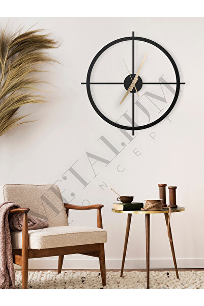Metalium Concept Dekoratif Metal Duvar Saati 50x50cm [1188-50x50]