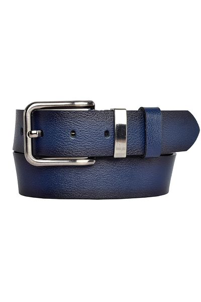 GoDeri 100% piele naturală, nichel negru, cataramă pentru costum 4 cm, curea de damă bleumarin; Blugi, centura sport = nichel.tk.76