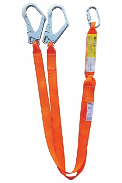 Karam Çift Kol Şok Emicili Lanyard Kolon Halatlı