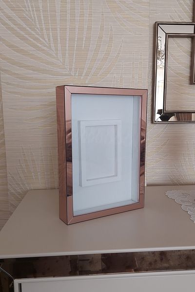 hobicehayaller Rama de memorie 25x35 cm cu sectiune foto! Noi cutii de trandafiri la modă! Design de flori de logodnă de promisiune!