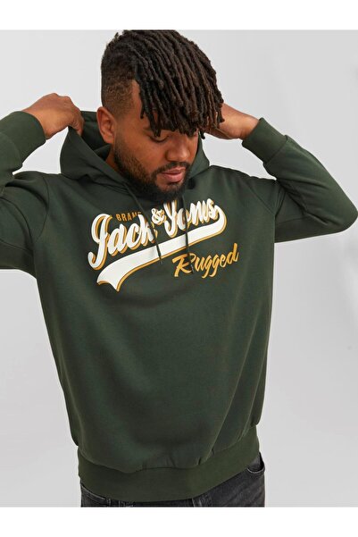 Jack & Jones JJELOGO SWEAT Εκτύπωση Μεγάλο Μέγεθος