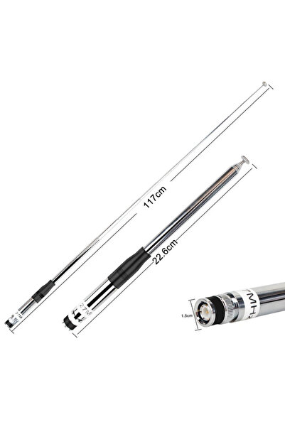 Abbree SMA ERKEK(male) TELESKOBİK ANTEN