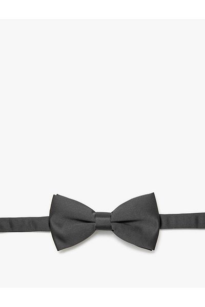 Gray bow tie new arrivals