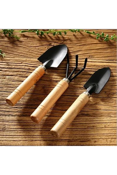 Panoramas Home Hobby Set Triple High Quality Mini Garden Set Rake Shovel Mini Shovel Succulent Care
