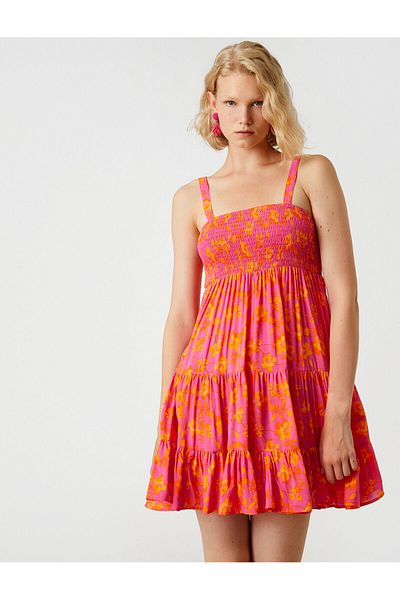 Koton Gipe Detailed Mini Dress