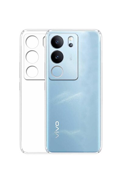 CaseArt Vivo V29 5G Kapak Kamera Korumalı Süper Silikon Şeffaf Kılıf